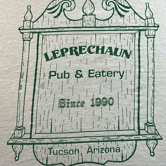 Vintage 90s Leprechaun Pub & Eatery Tee - Picture 4 of 7